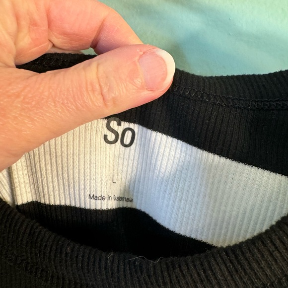 SO t-shirt dress, size large. - Picture 2 of 4